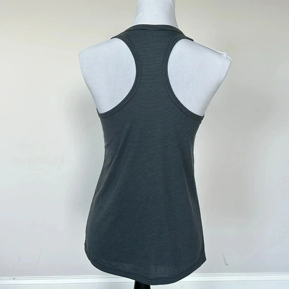 Athletic Blue/Gray Stripe Racerback Tank Top Sz SM - Picture 3 of 4